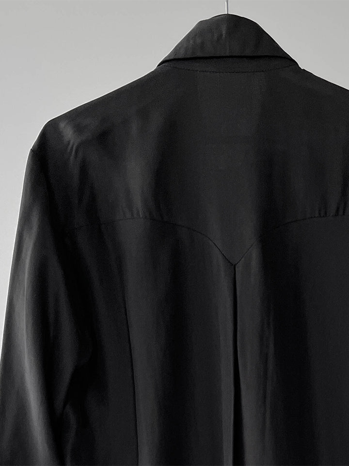 25SS|Pleated inserts Shirt