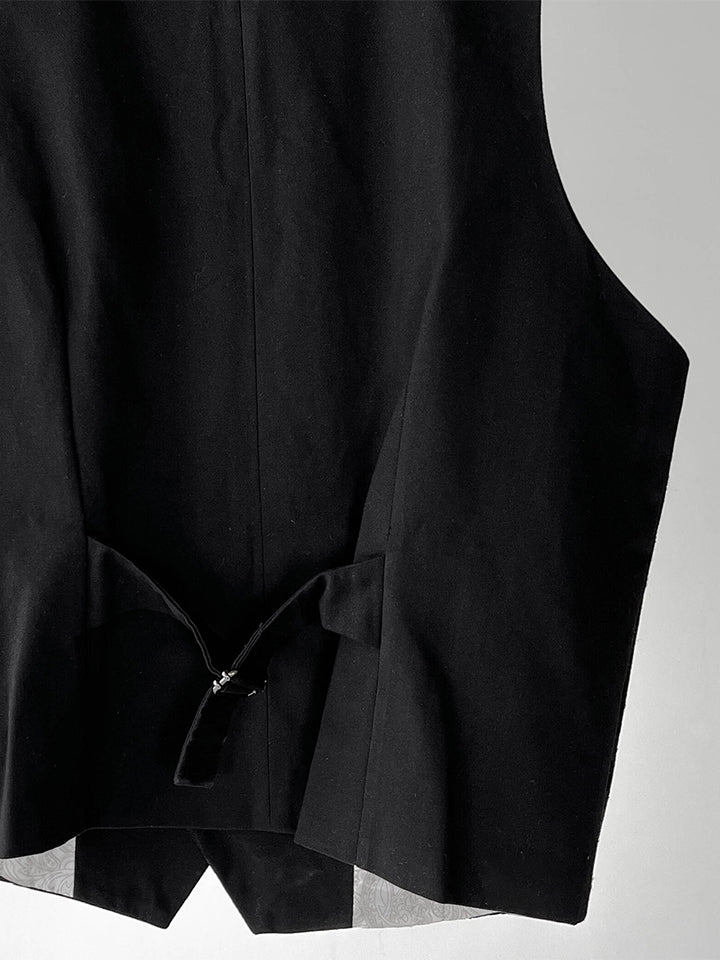25SS|Lace Panel Waistcoat