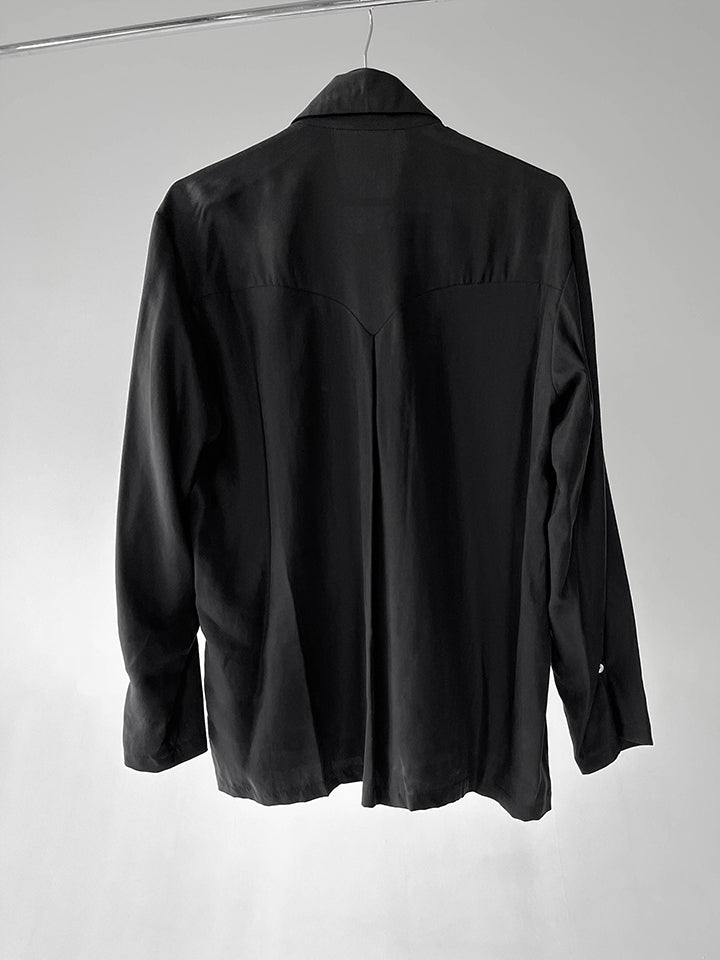 25SS|Pleated inserts Shirt