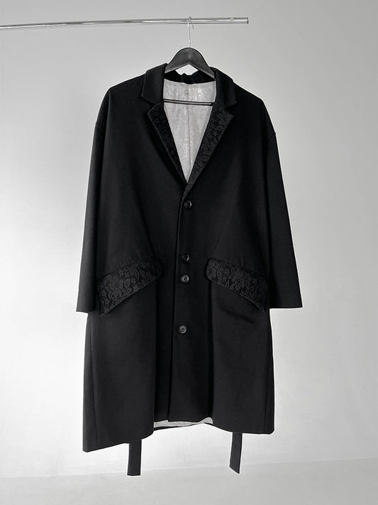 25SS｜Lace-trimmed Coat