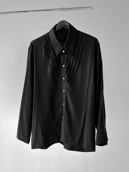 25SS｜Pleated inserts Shirt